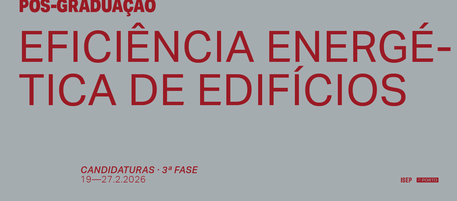 Curso de Pós-graduação Eficiência Energética de Edifícios - 3.ª Fase 