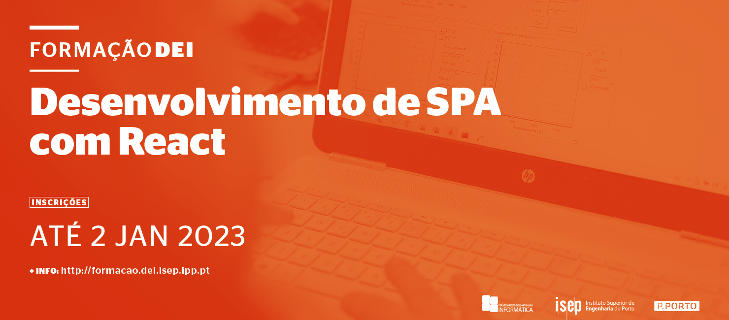 DEI promove Curso de Desenvolvimento de SPA com React
