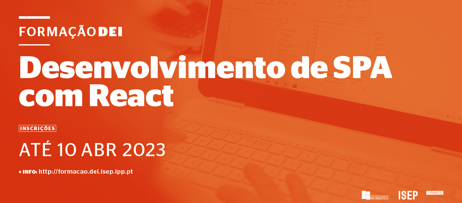 DEI promove Curso de Desenvolvimento de SPA com React