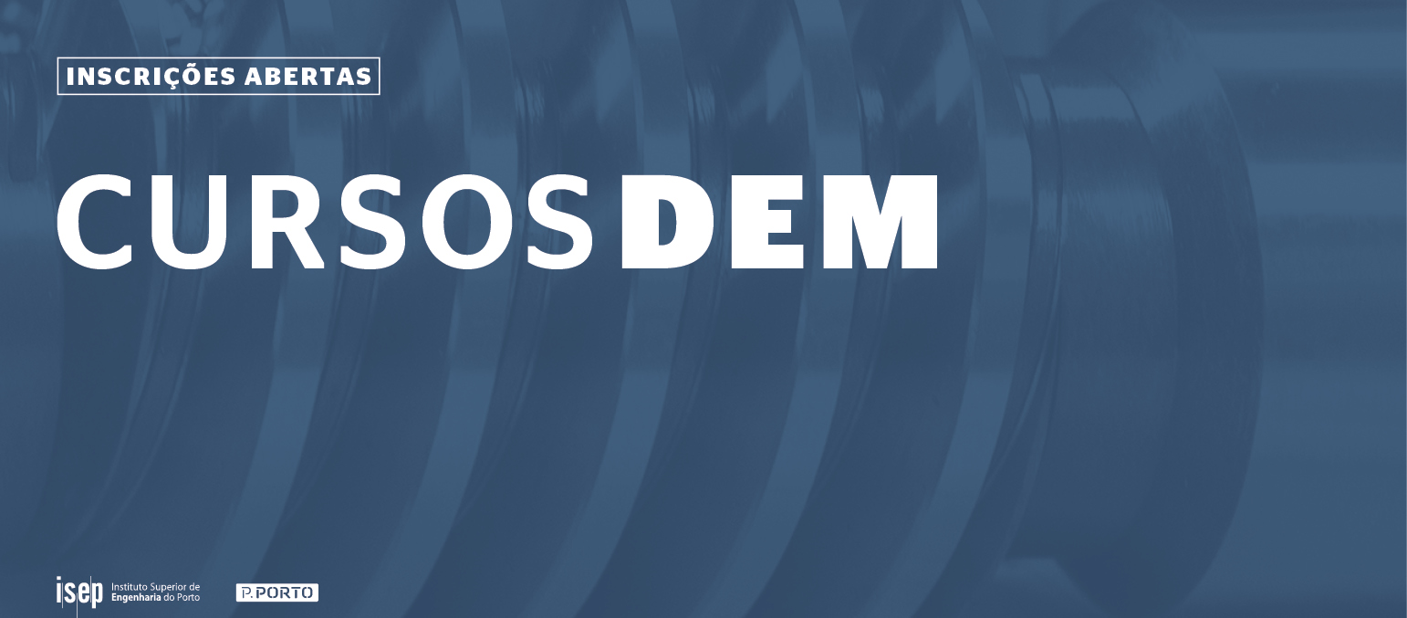 Abertas as inscrições para cinco cursos de formação do DEM