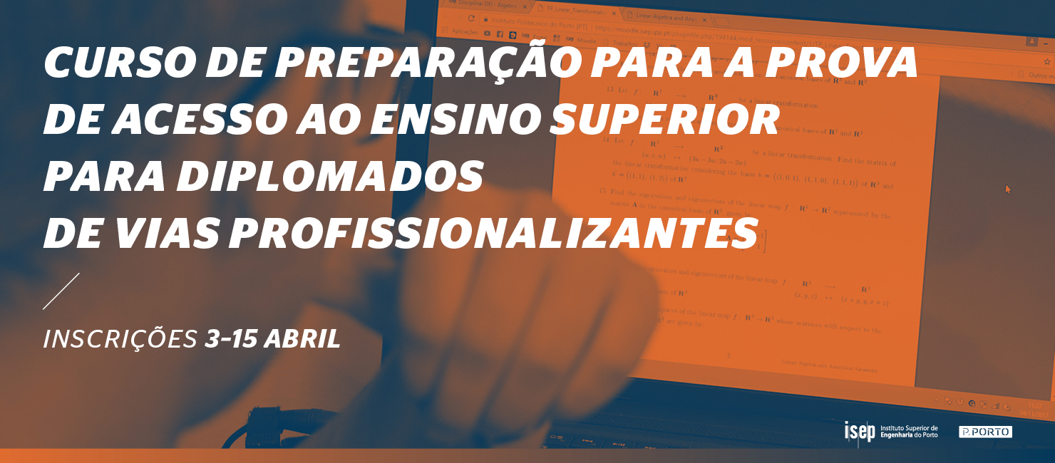 Curso de Preparação para a Prova de Acesso ao Ensino Superior