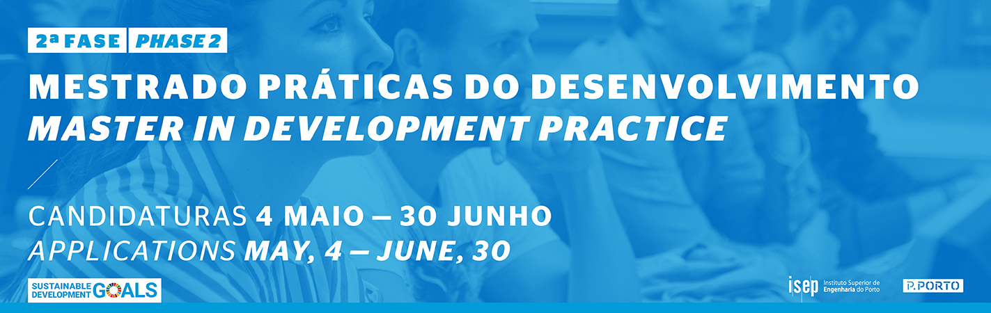 2.ª fase candidaturas mestrado Práticas do Desenvolvimento