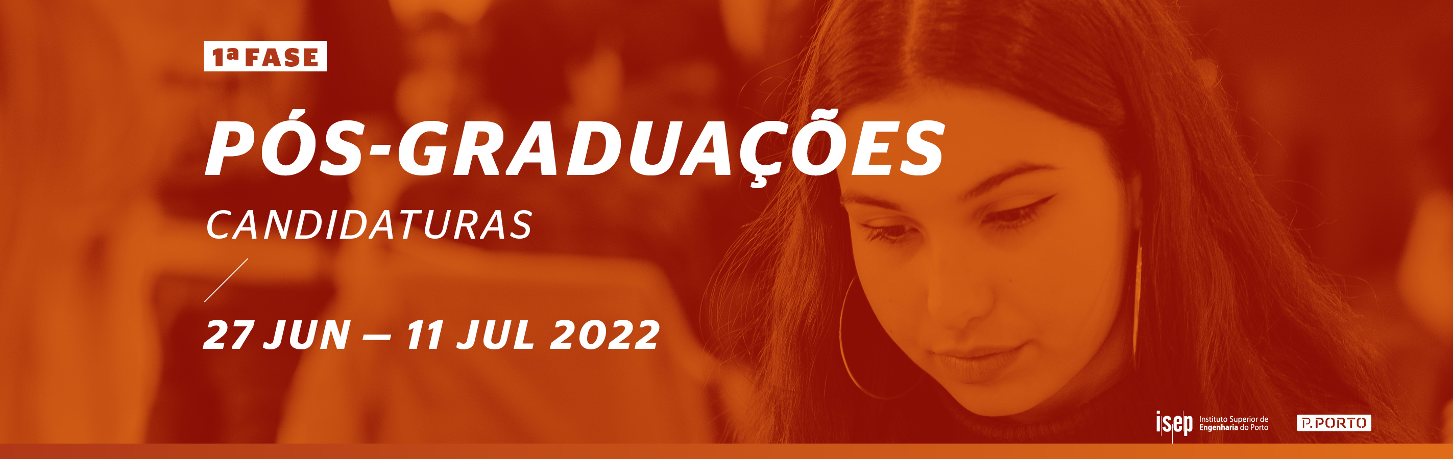 Candidaturas 1.ª fase: Cursos de Pós-Graduação