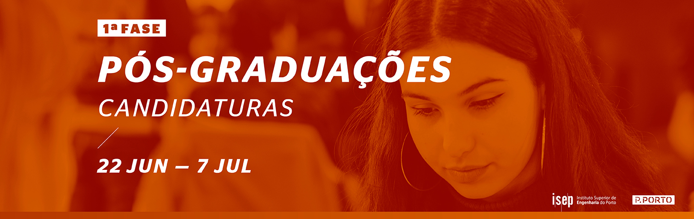 Candidaturas Pós-Graduações do 1.º semestre 
