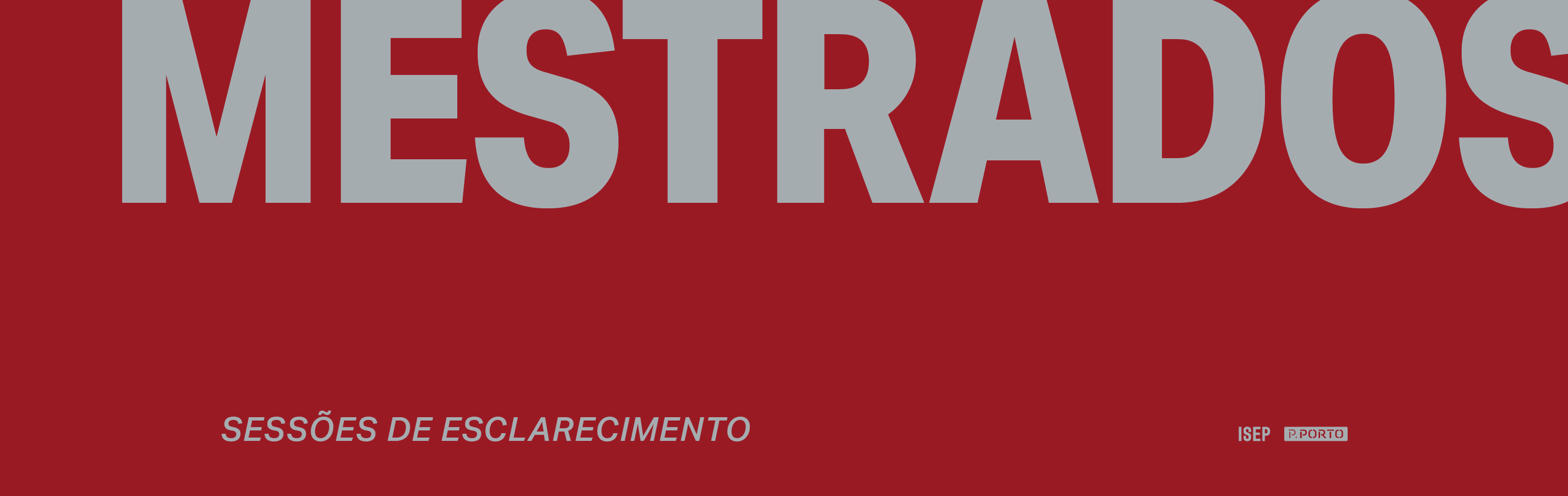 Sessão de esclarecimento do Mestrado em Engenharia Informática