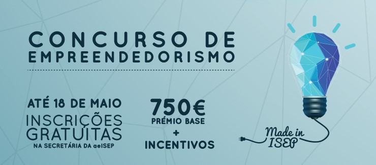 2.º Concurso de Empreendedorismo Made in ISEP