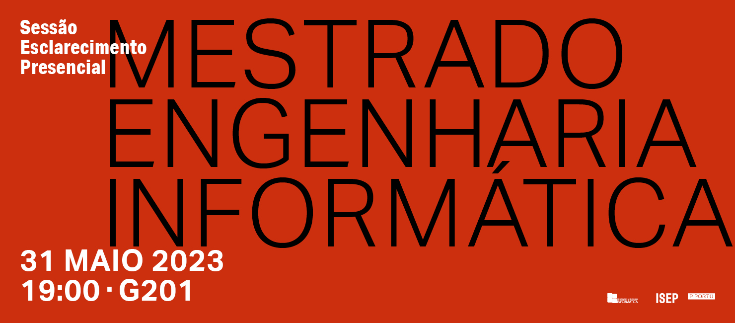 Sessão de esclarecimentos Mestrado Engenharia Informática