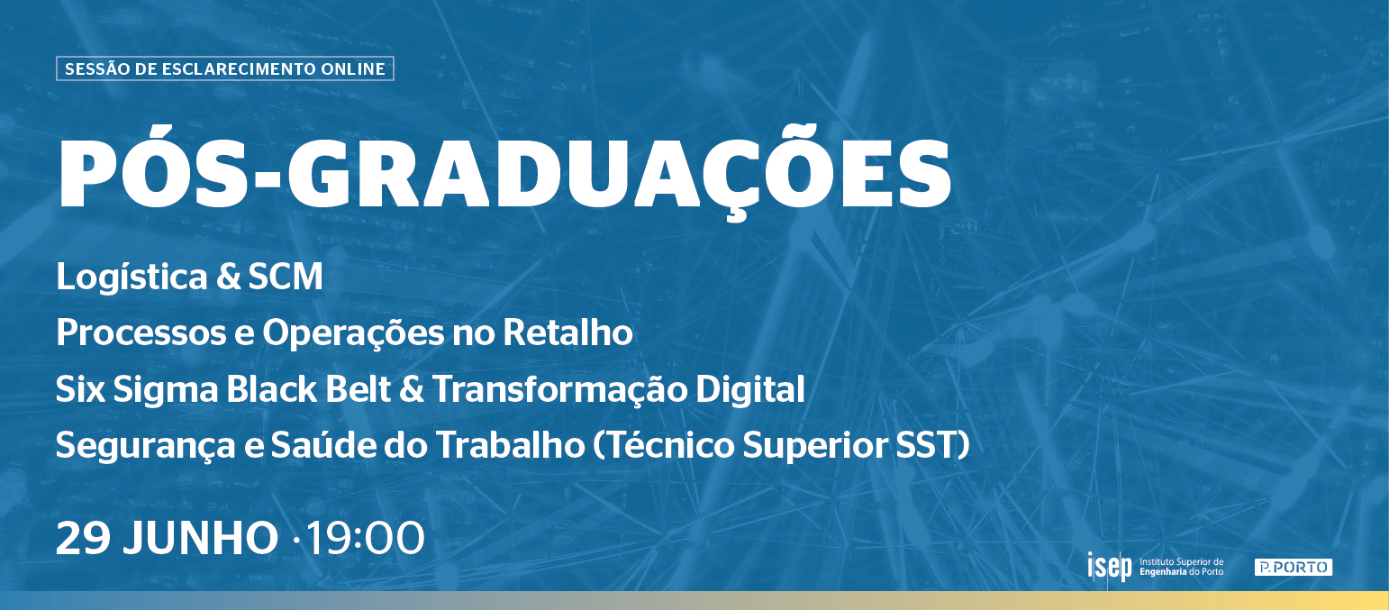 Sessão esclarecimento dúvidas: novas PG na área de Engenharia e Gestão Industrial