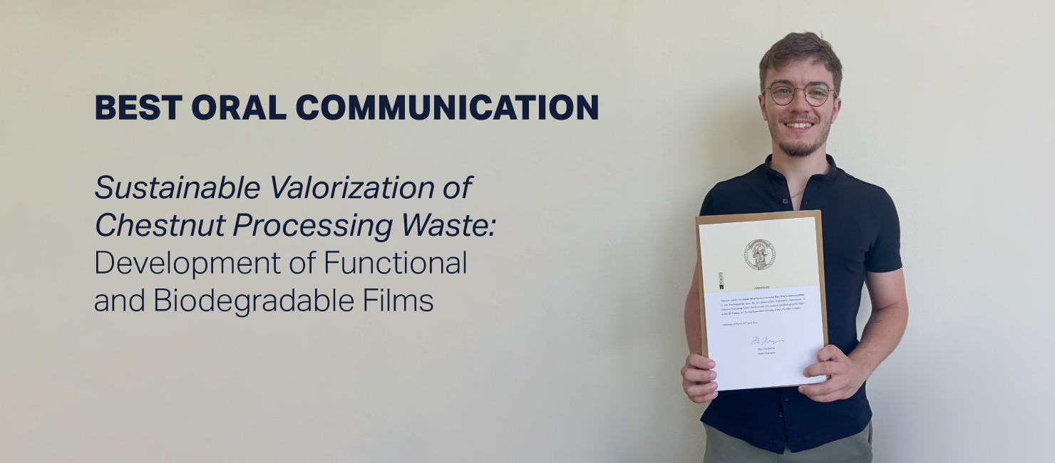 Aluno do Mestrado em Biorrecursos do ISEP premiado