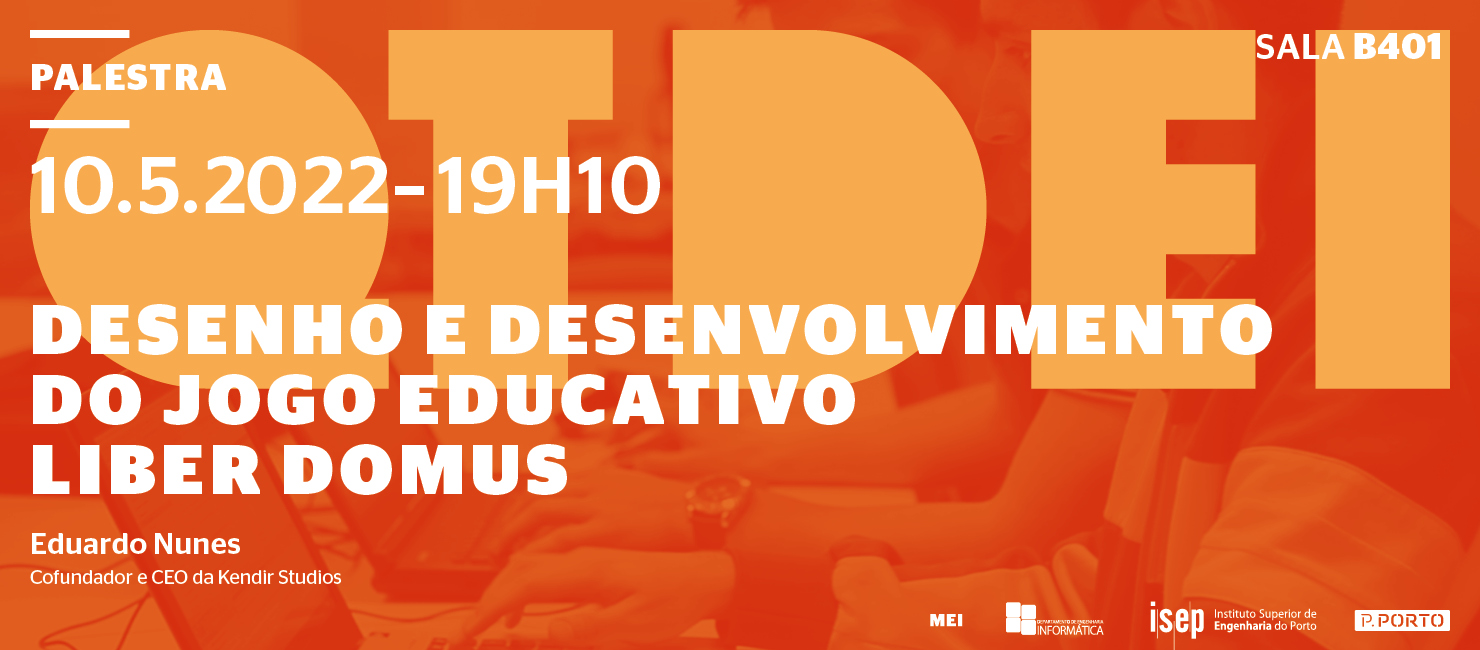 QTDEI: Palestra Desenho e desenvolvimento do jogo educativo Liber Domus