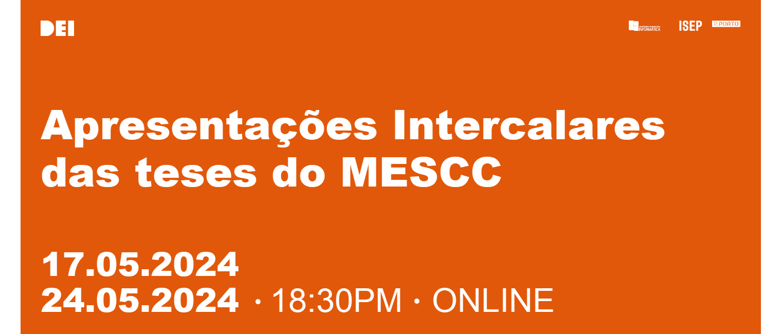 Departamento de Engenharia Informática convida à participação em evento